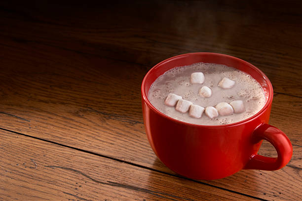 Happy Hot Chocolate stock photo