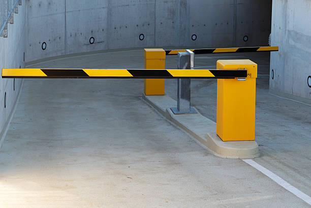 Parking Garage  security barrier photos stock pictures, royalty-free photos & images