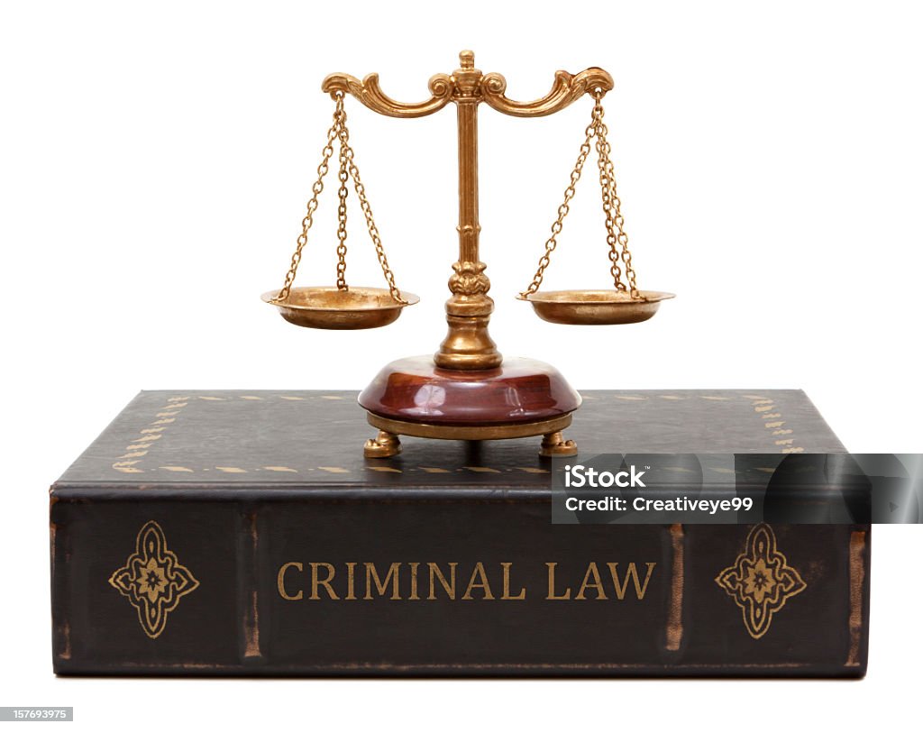 Diritto penale - Foto stock royalty-free di Legge