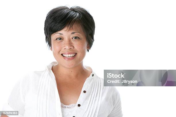 Real People Head Shoulders Smiling Asian Adult Woman Stock Photo - Download Image Now