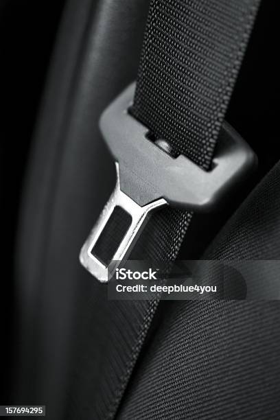 Black Belt Vertikal Close Up Stock Photo - Download Image Now - Seat Belt, Car, Safety Harness