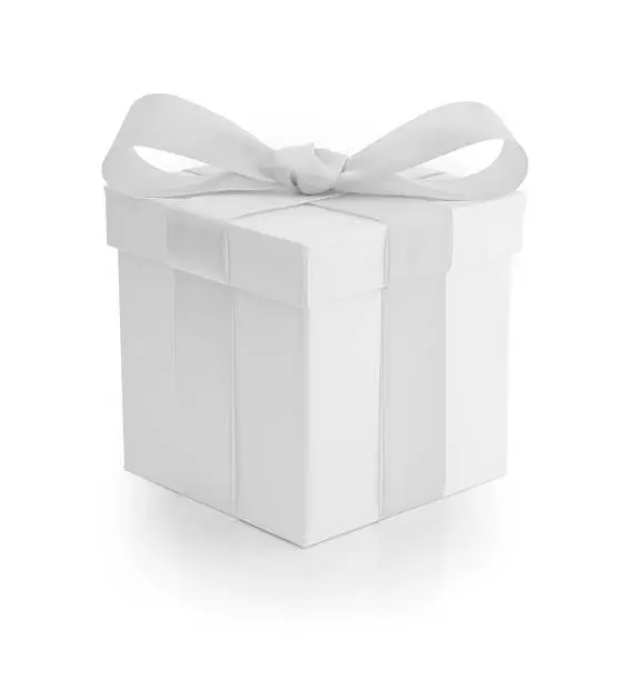 Photo of Gift Box - White Ribbon