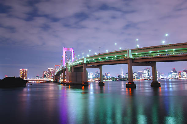 istock Tokyo Rainbow Bridge and Skyline 157694767