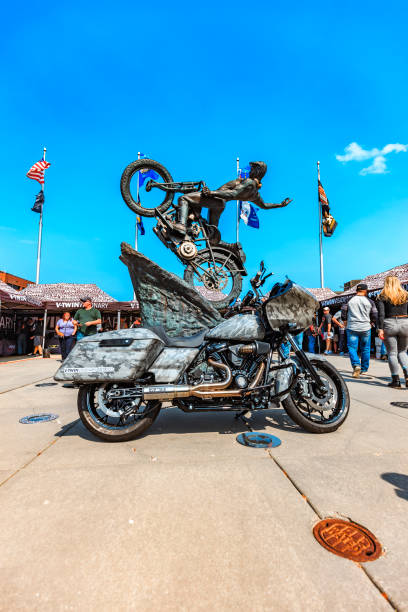Milwaukee, Wisconsin /USA - JULY 13, 2023: HD Homecoming - A celebration of the brand's 120th anniversary at the Harley-Davidson Museum.