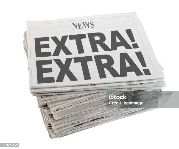 Newspaper Stock Photo - Download Image Now - Newspaper, Stack, Perks