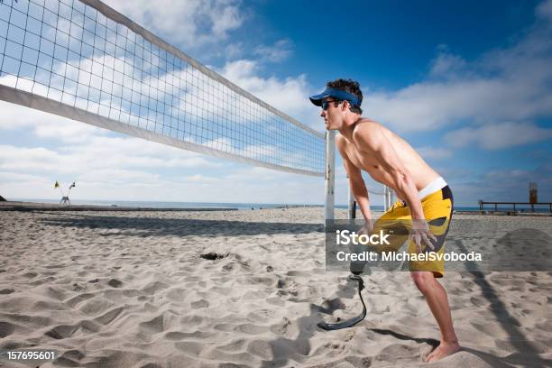 Protesi Da Pallavolo - Fotografie stock e altre immagini di Spiaggia - Spiaggia, Colpire al volo, Pallavolo