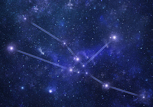 Zodiacal constellations. Taurus stock photo
