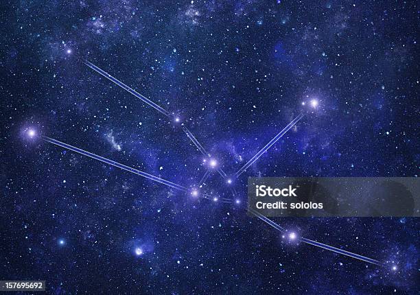 Zodiacal Constellations Taurus Stock Photo - Download Image Now - Taurus, Constellation, Astrology Sign