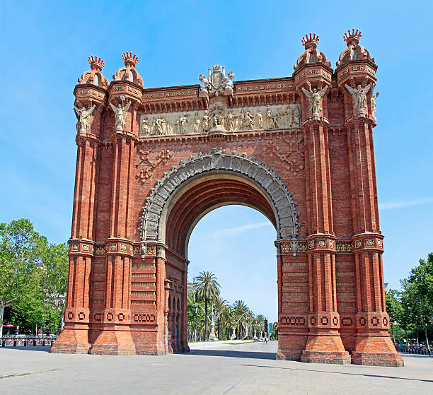 istock The Arc de Triomf in Barcelona, Spain 157695890