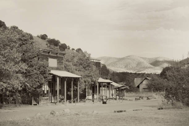 istock Old West Ghost Town in Chloride, New Mexico, USA 157696178