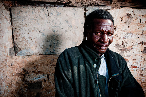 Schlechte afrikanische Mann – Foto