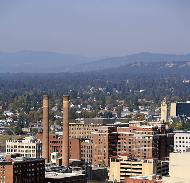 istock Spokane Skyline With Steam Plant Square 157696435