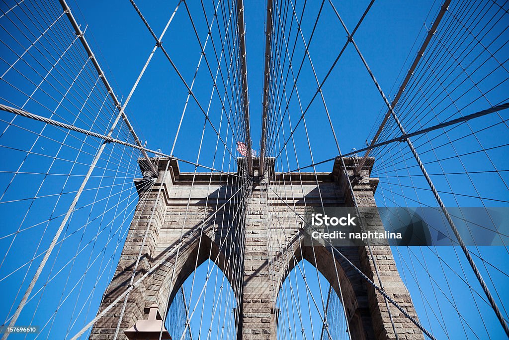 Vista da Ponte de Brooklyn - Royalty-free Ao Ar Livre Foto de stock