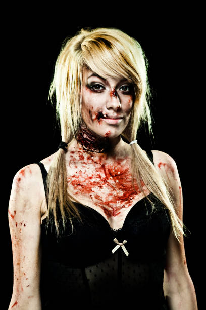 istock Young Zombie girl 157697108