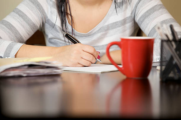 istock Young woman working at home 157697145