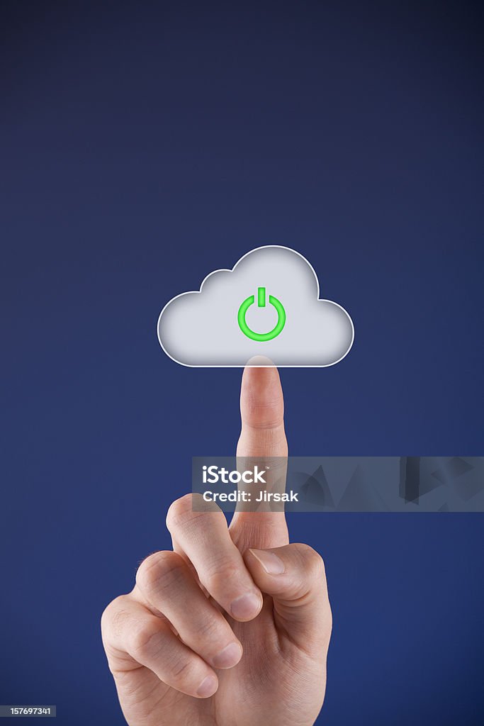 Cloud computing Start - Lizenzfrei Anfang Stock-Foto