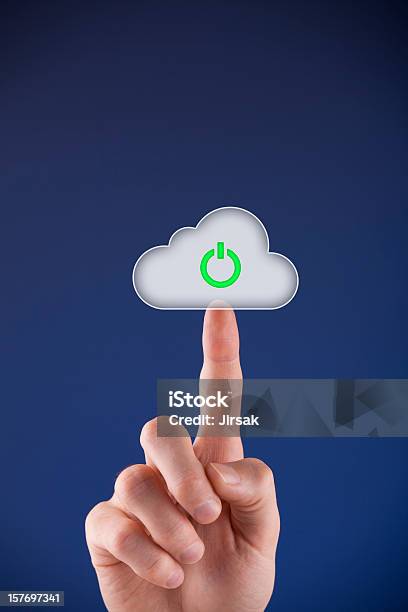 Cloud Computing Start Stockfoto und mehr Bilder von Anfang - Anfang, Blau, Cloud Computing