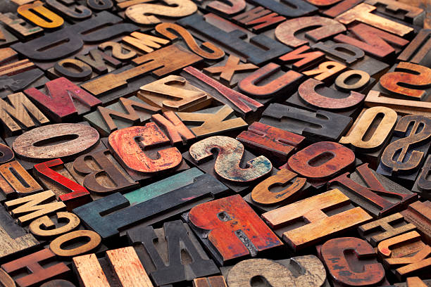 istock A wide range of antique letterpress blocks 157700154