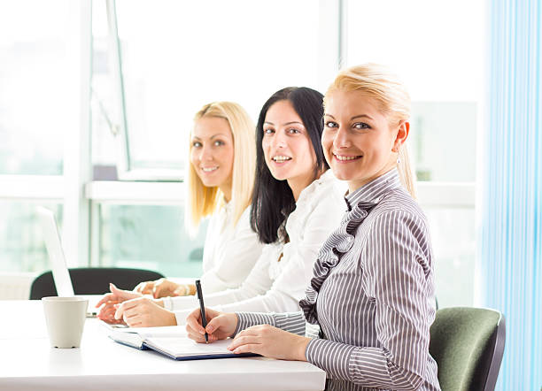 istock Three young business women 157702761