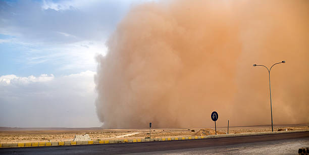 모래 폭풍 in 니우에섬 - sandstorm 뉴스 사진 이미지