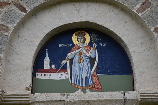 Milan - The icon Jesus the Pantokrator and Teacher in the church Chiesa dei Santi Nereo e Achilleo by Iulian Rosu 2021