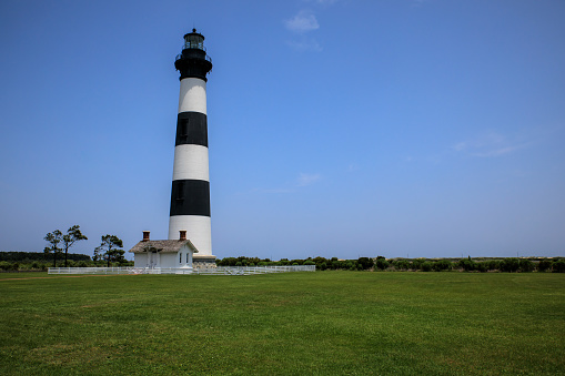 Front view of Bodie light house,NC