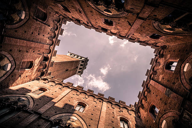 istock Palazzo Comunale Courtyard in Siena, Italian Architecture 157717859