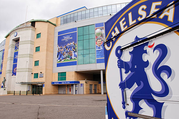 stamford bridge - chelsea fc imagens e fotografias de stock