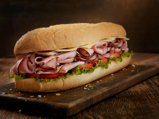 istock Foot Long Ham and Swiss Cheese Sub 157718145
