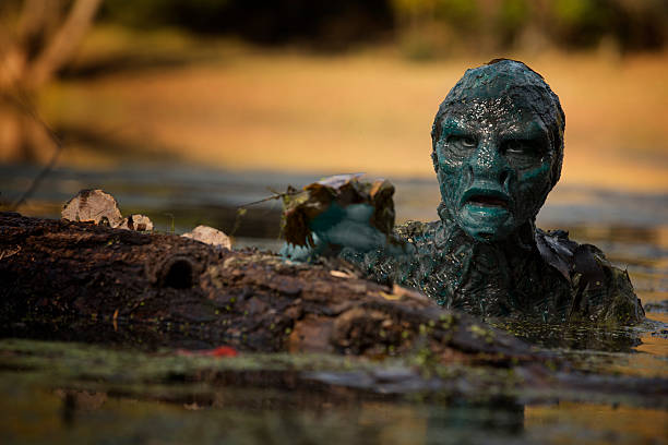 istock Swamp Monster lurking in the water 157718164