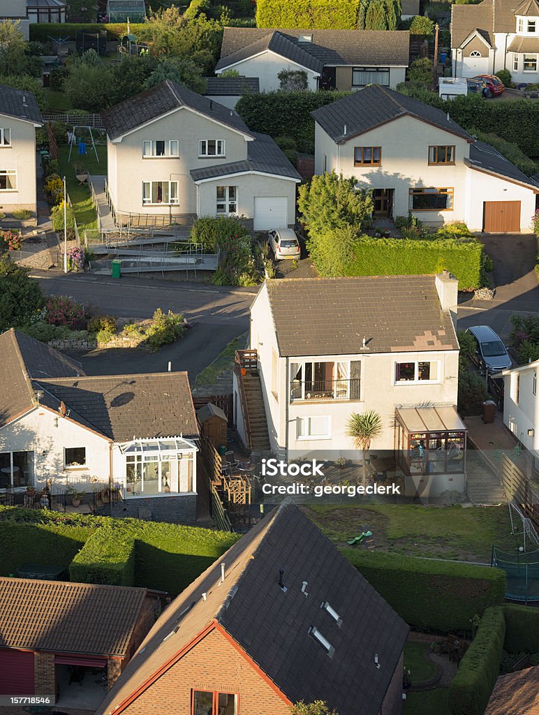 Du Royaume-Uni au-dessus de maisons - Photo de Maison individuelle libre de droits