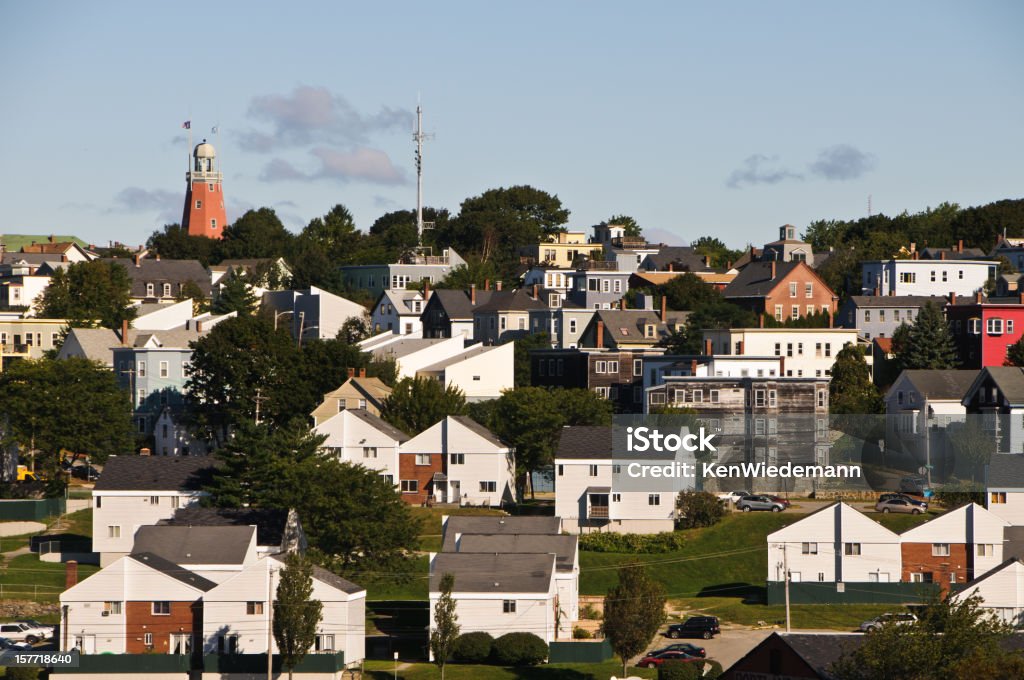 Munjoy Hill, Portland  Maine Stock Photo