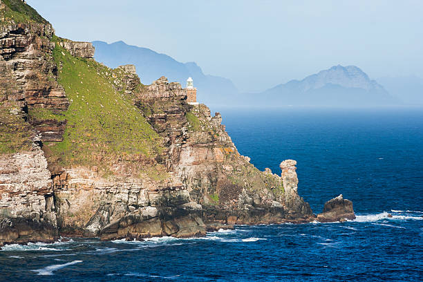 cape point - panoramic landscape south africa cape town photos et images de collection