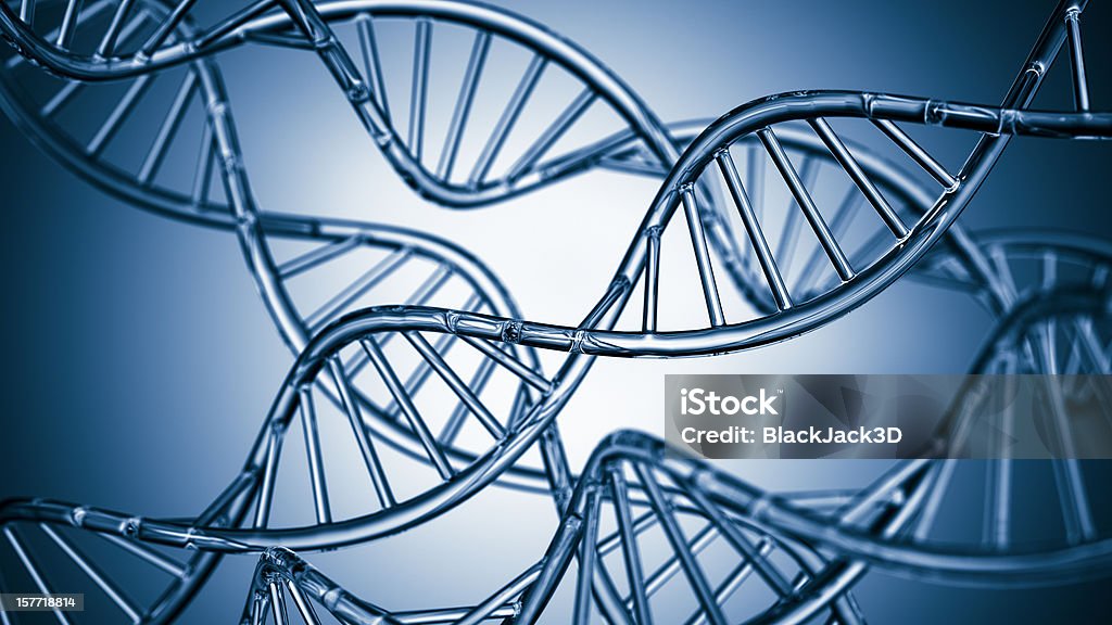Kupfer-DNA - Lizenzfrei DNA Stock-Foto