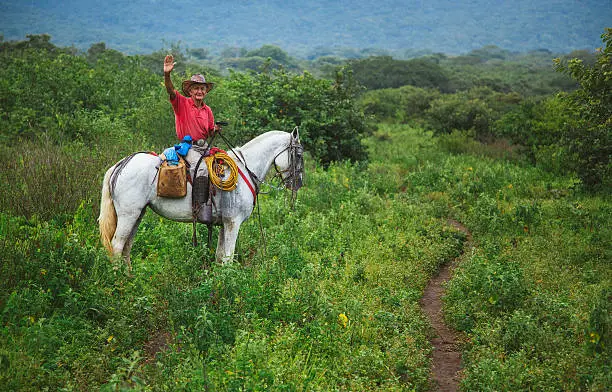 Photo of cowboy in costa rica