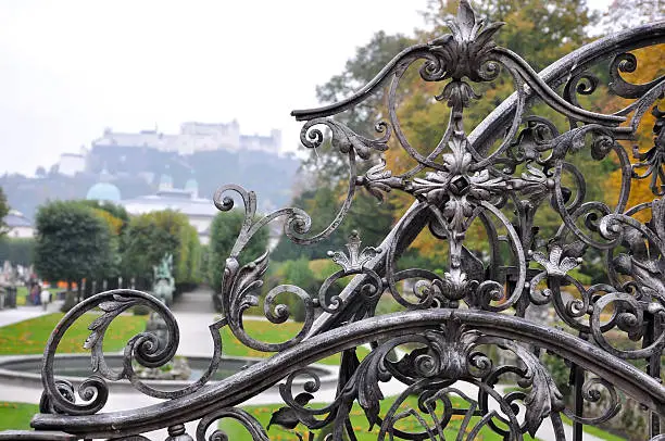 Salzburg in Autumn day, Austria