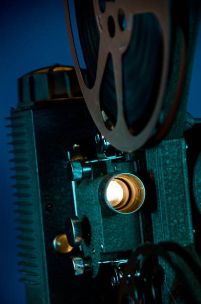 istock Vintage 8mm Movie  Projector Front View 157719436
