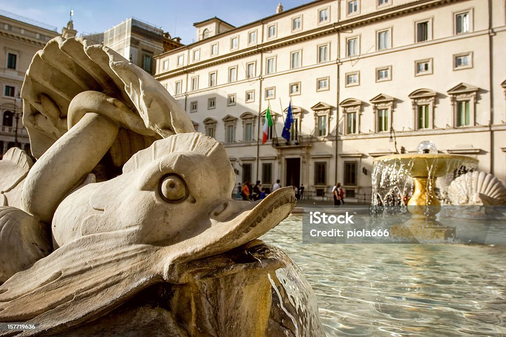 Montecitorio: La maison du parlement italien, à Rome - Photo de Italie libre de droits