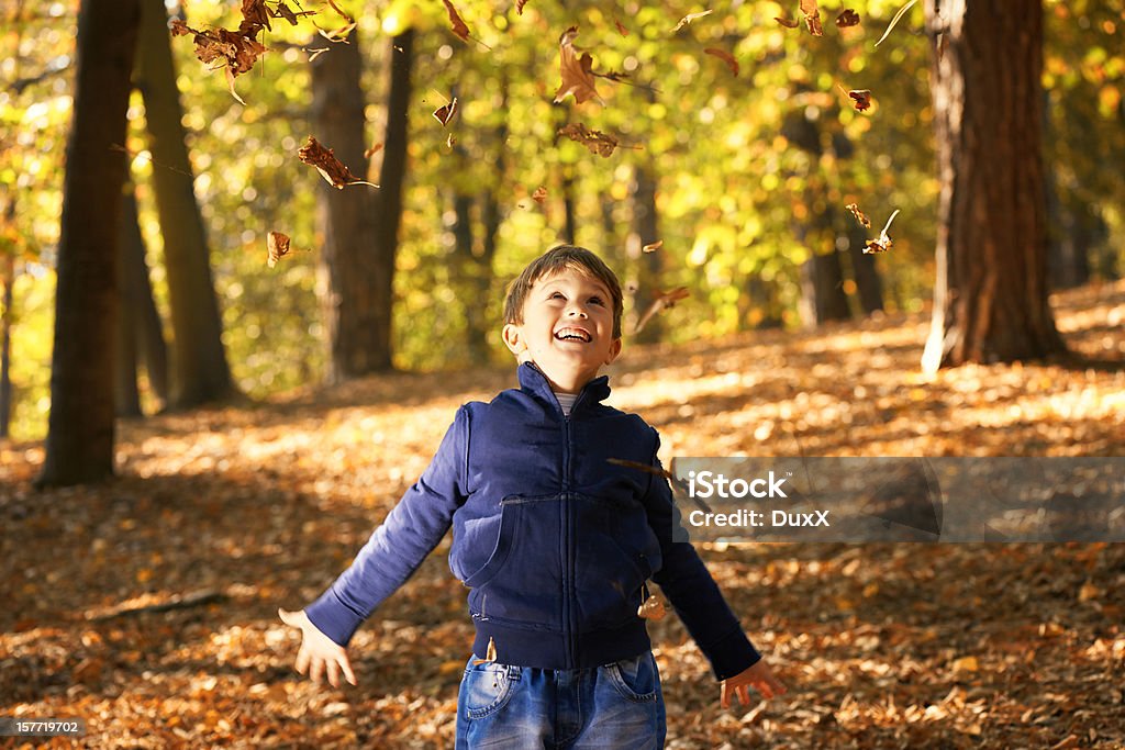 Linda little boy in the park - Foto de stock de Actividad libre de derechos