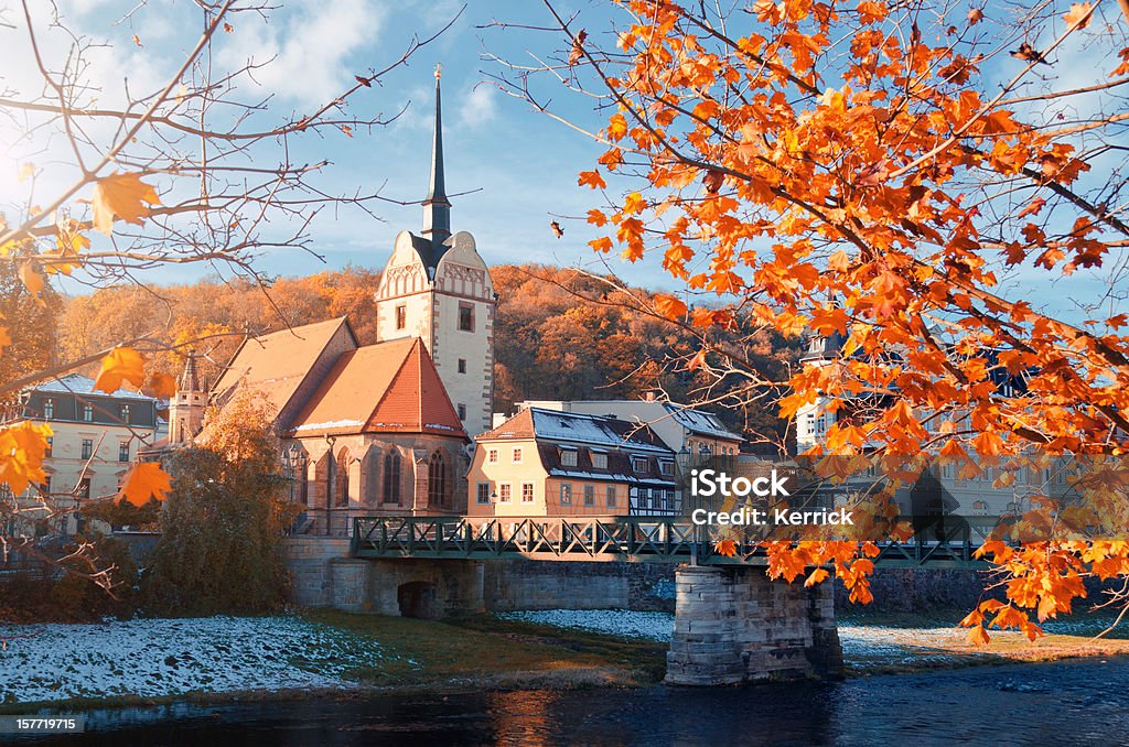 Historische Zentrum Untermhaus in Gera im Herbst - Lizenzfrei Gera Stock-Foto