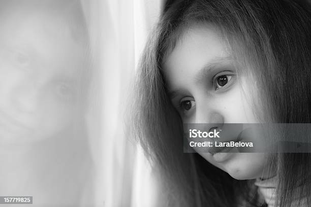Pretty Girl Stock Photo - Download Image Now - Black And White, Adolescence, Beautiful People