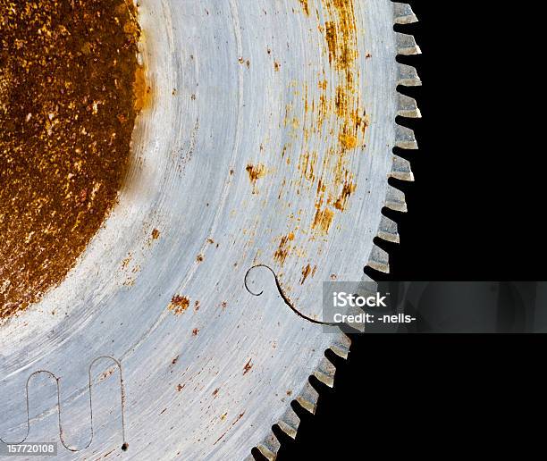 Saw Blade Stock Photo - Download Image Now - Black Color, Blade, Circular Saw