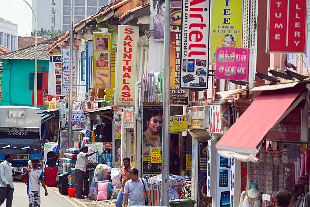 Jalan Masjid India, Kuala Lumpur, Malaysia - March 8th 2018: The Jalan Masjid India Market.