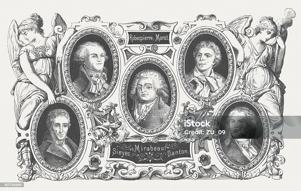 Französische Revolution - Lizenzfrei Bilderrahmen Stock-Illustration