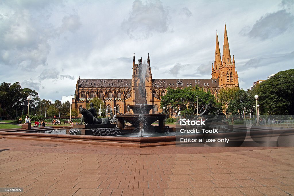 St Mary's Cathedral, Sydney - Foto de stock de Austrália royalty-free