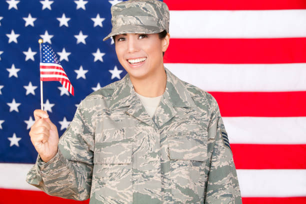 istock U S Airwoman Portrait 157720456