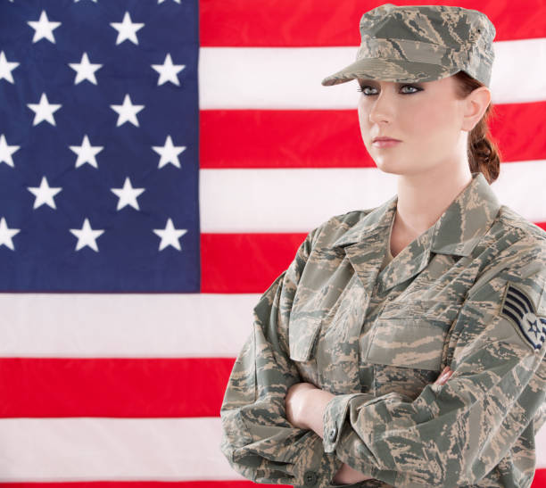 istock U S Airwoman Portrait 157720462