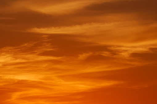 Vibrant Monterey Bay sunset, taken from Elkhorn Slough, California, USA.  