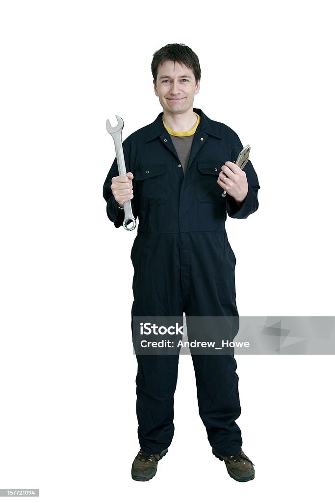 Plumber or Mechanic Plumber or Mechanic in a Boiler Suit Plumber Stock Photo