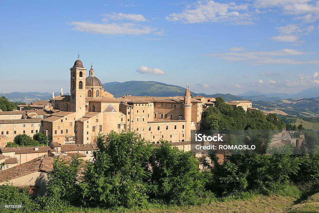 Palazzo Ducale Em Urbino, Itália e arredores, Marché - Foto de stock de Urbino royalty-free